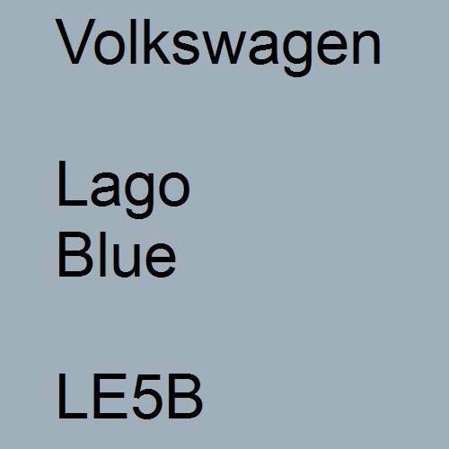 Volkswagen, Lago Blue, LE5B.